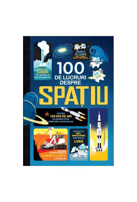 Copertă produs 100 de lucruri despre spațiu - HC