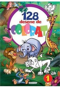 Copertă produs 128 desene de colorat 1