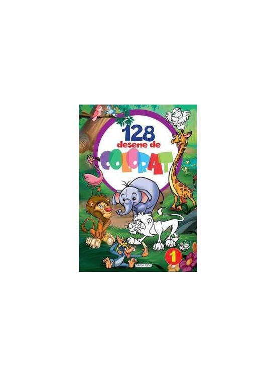Copertă produs 128 desene de colorat 1 - gallery big 1