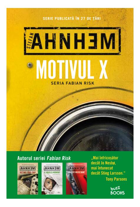 Copertă produs Motivul X. Seria Fabian Risk (Vol. 4)