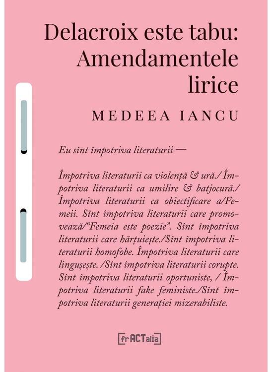 Copertă produs Delacroix este tabu: Amendamentele lirice - gallery big 1
