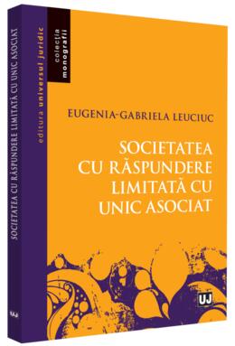 Copertă produs Societatea cu răspundere limitată cu unic asociat