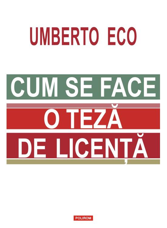 Copertă produs Cum se face o teză de licenţă (Ediția 2020) - gallery big 1