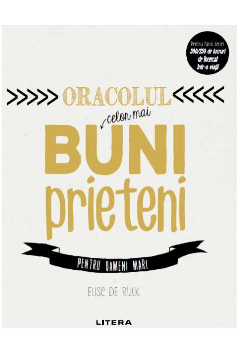 Copertă produs Oracolul celor mai buni prieteni pentru oameni mari