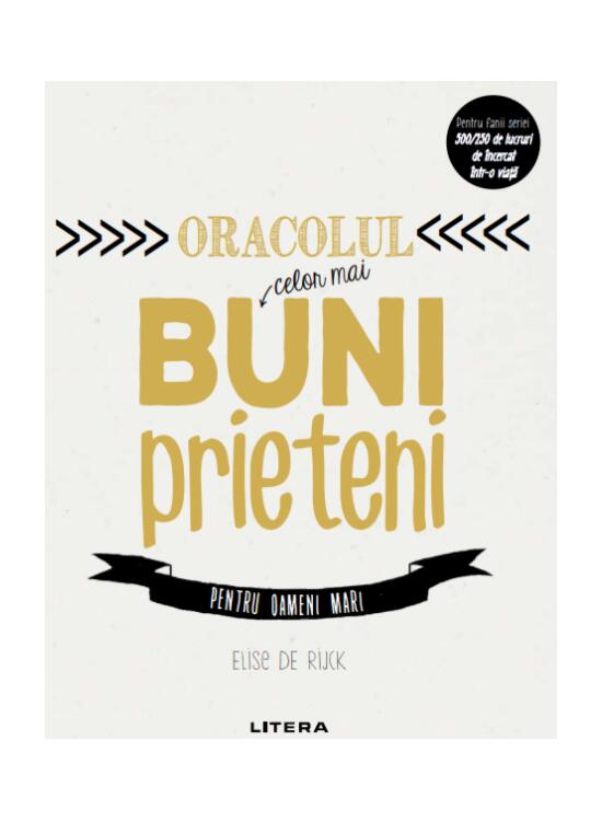 Copertă produs Oracolul celor mai buni prieteni pentru oameni mari - gallery big 1
