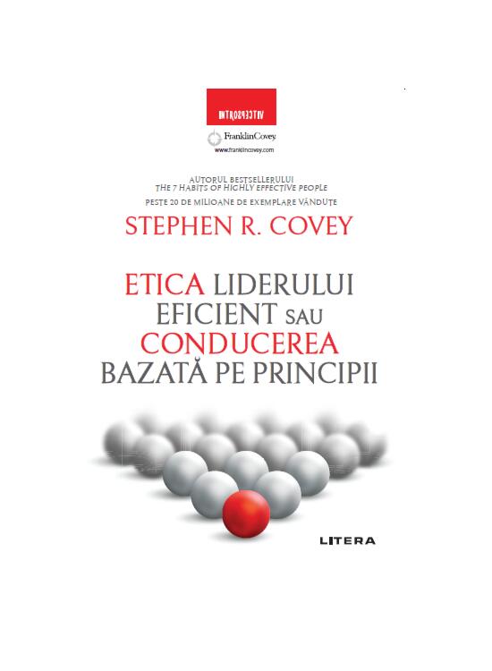 Copertă produs Etica liderului eficient sau conducerea bazată pe principii - gallery big 1
