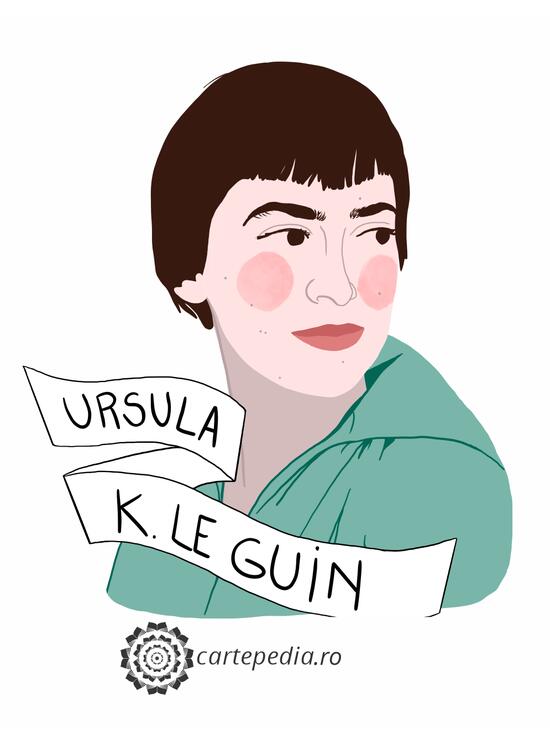 Copertă produs Ursula K. Le Guin - sticker by Renata - gallery big 1
