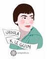 Copertă produs Ursula K. Le Guin - sticker by Renata - thumb 1