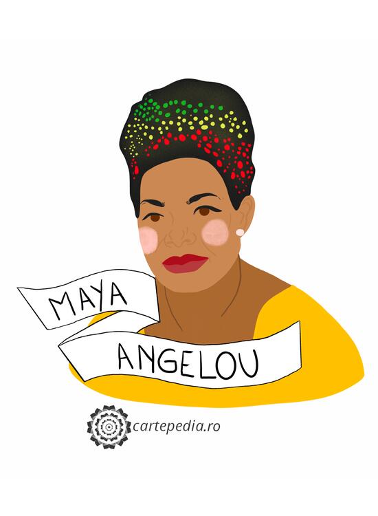 Copertă produs Maya Angelou - sticker by Renata - gallery big 1