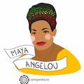 Copertă produs Maya Angelou - sticker by Renata - gallery small 