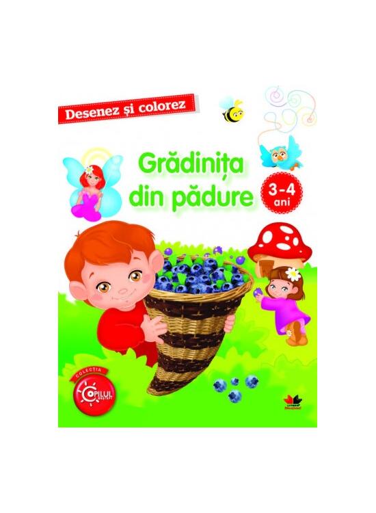 Copertă produs Desenez și colorez. Grădinița din pădure. 3-4 ani - gallery big 1
