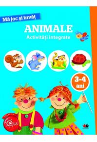 Copertă produs Mă joc și &icirc;nvăț. Animale. Activități integrate. 3-4 ani