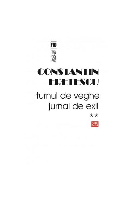 Copertă produs Turnul de veghe. Jurnal de exil (Vol.2) 2005-2007