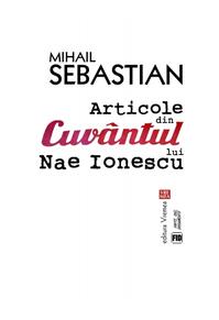 Copertă produs Articole din „Cuvântul” lui Nae Ionescu