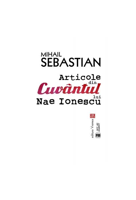 Copertă produs Articole din &bdquo;Cuv&acirc;ntul&rdquo; lui Nae Ionescu