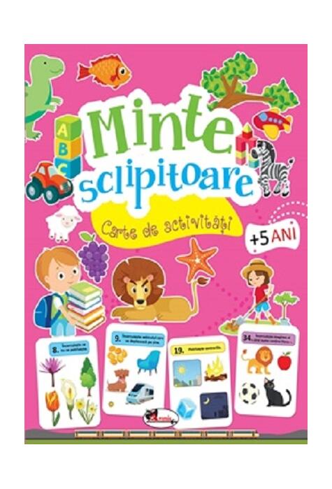 Copertă produs Minte sclipitoare. Carte de activități +5 ani