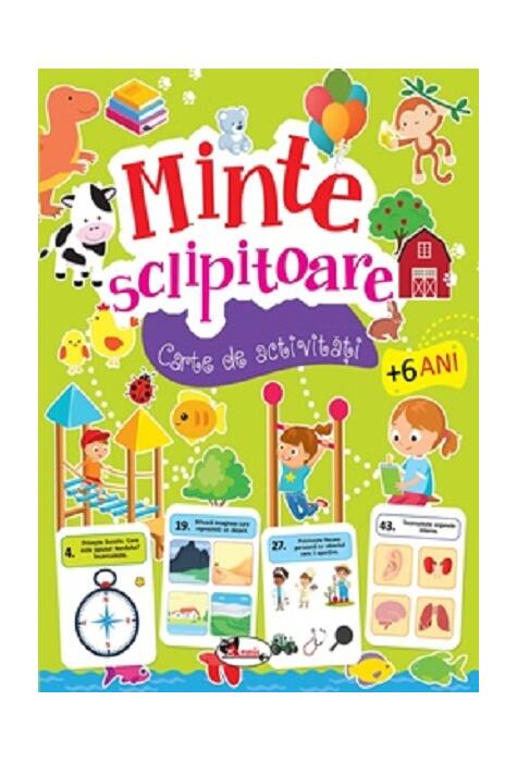 Copertă produs Minte sclipitoare. Carte de activități +6 ani