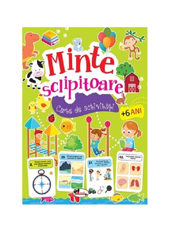 Copertă produs Minte sclipitoare. Carte de activități +6 ani - gallery big 1