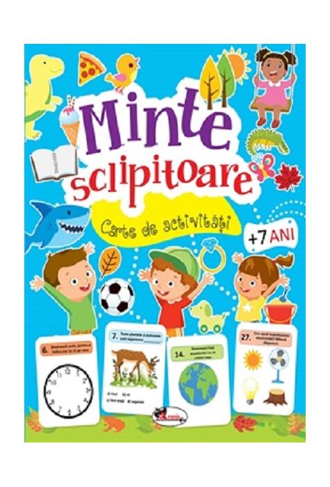 Copertă produs Minte sclipitoare. Carte de activități +7 ani