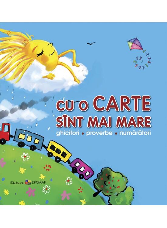 Copertă produs Cu o carte s&icirc;nt mai mare. Ghicitori, proverbe, numărători - gallery big 1