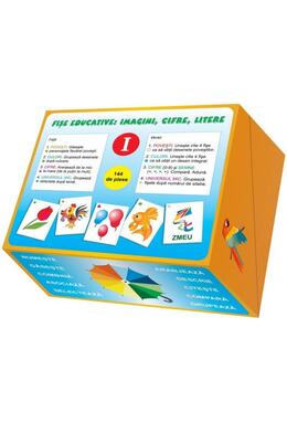 Copertă produs Fi​ș​e educative: imagini, cifre, litere (I)