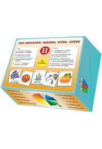 Copertă produs Fi​ș​e educative: imagini, cifre, litere (II)