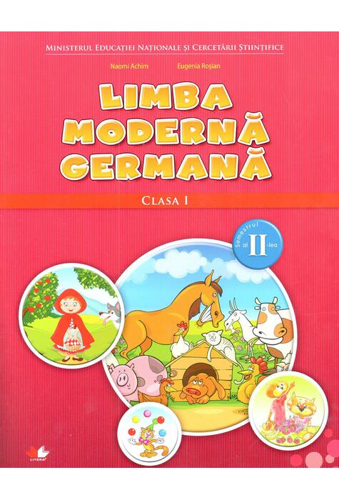 Copertă produs Limba modernă germană. Manual. Clasa I. Sem.II + CD