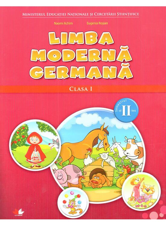 Copertă produs Limba modernă germană. Manual. Clasa I. Sem.II + CD - gallery big 1