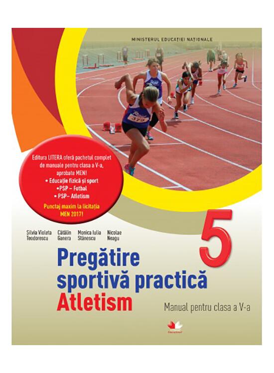 Copertă produs Pregătire sportivă practică: Atletism. Manual. Clasa a V-a + CD - gallery big 1