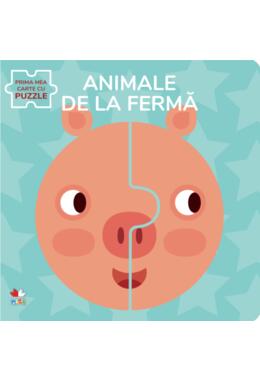 Copertă produs Animale de la fermă. Prima mea carte cu puzzle