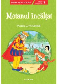Copertă produs Motanul încălțat. Poveste cu pictograme. Citesc cu ajutor (Nivelul 1)