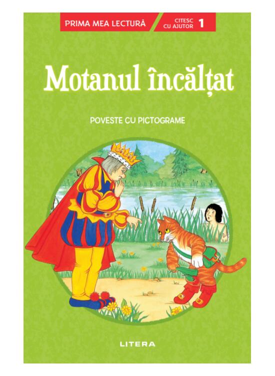 Copertă produs Motanul încălțat. Poveste cu pictograme. Citesc cu ajutor (Nivelul 1) - gallery big 1