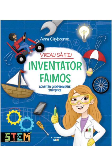 Copertă produs Vreau să fiu inventator faimos
