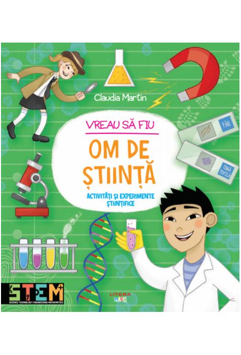 Copertă produs Vreau să fiu om de știință