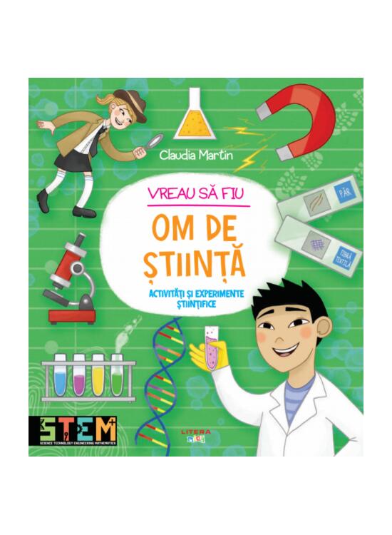 Copertă produs Vreau să fiu om de știință - gallery big 1
