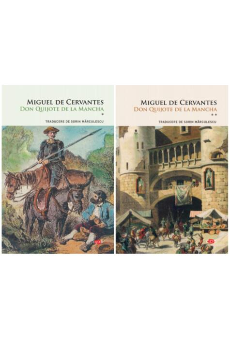 Copertă produs Set Don Quijote de la Mancha (2 volume) (Carte pentru toți)