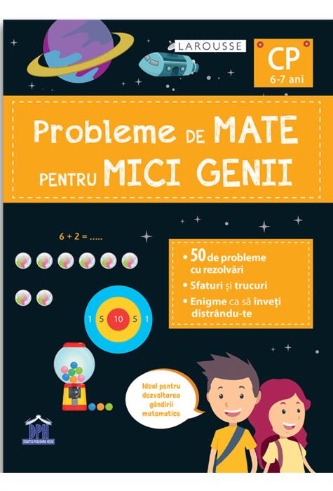 Copertă produs Probleme de mate pentru mici genii. Clasa pregătitoare (6-7 ani)