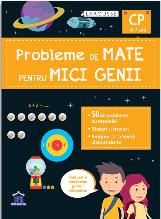 Copertă produs Probleme de mate pentru mici genii. Clasa pregătitoare (6-7 ani) - gallery big 1
