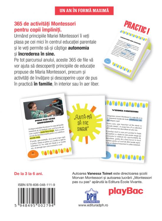 Copertă produs Un an &icirc;n formă maximă. 365 de activități Montessori - gallery big 2