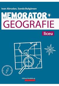 Copertă produs Memorator de geografie pentru liceu