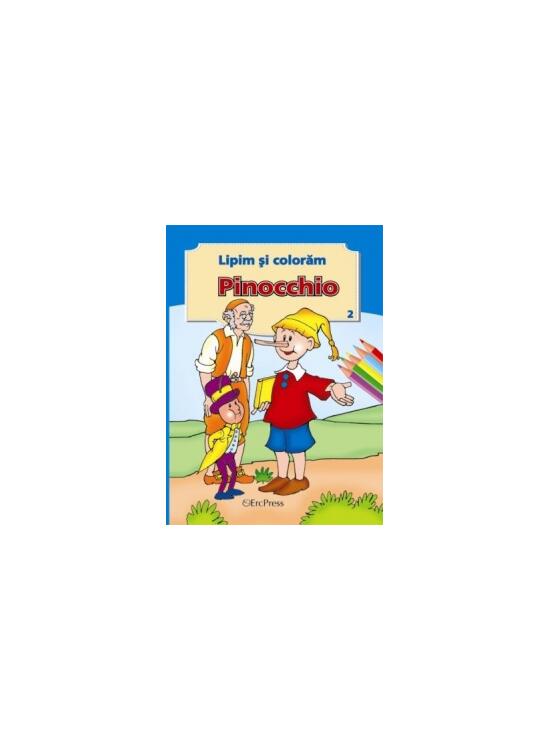 Copertă produs Pinocchio. Lipim și colorăm nr. 2 - gallery big 1