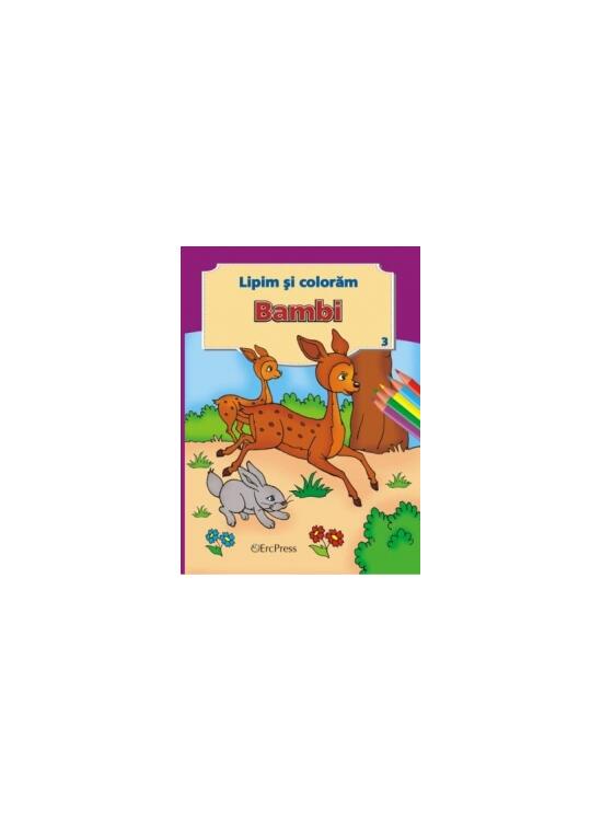 Copertă produs Bambi. Lipim și colorăm nr. 3 - gallery big 1