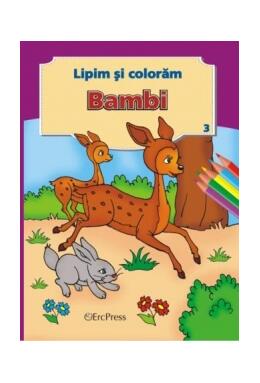 Copertă produs Bambi. Lipim și colorăm nr. 3
