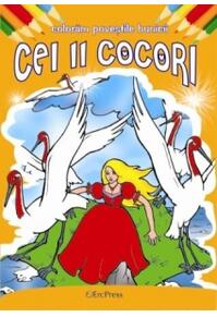 Copertă produs Cei 11 cocori. Colorăm poveștile bunicii