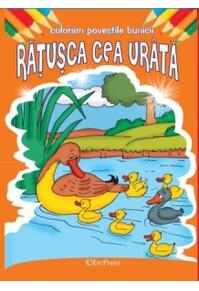 Copertă produs Rățușca cea urâtă. Colorăm poveștile bunicii