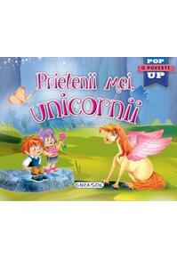 Copertă produs Prietenii mei, unicornii. Cărți pop-up