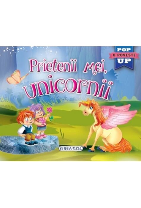 Copertă produs Prietenii mei, unicornii. Cărți pop-up