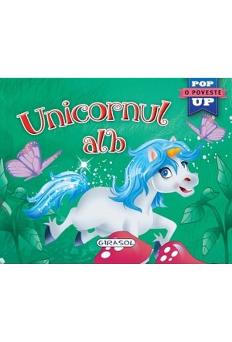 Copertă produs Unicornul alb. Cărți pop-up