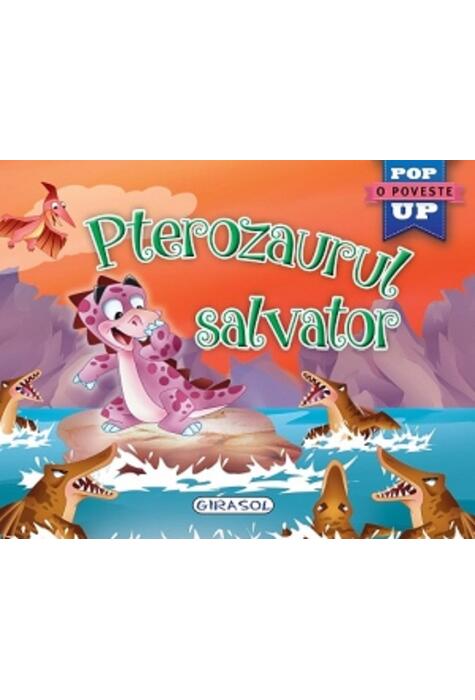 Copertă produs Pterozaurul salvator. Cărți pop-up