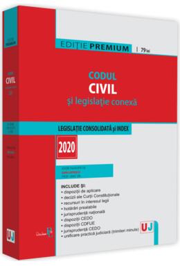 Copertă produs Codul civil și legislație conexă 2020